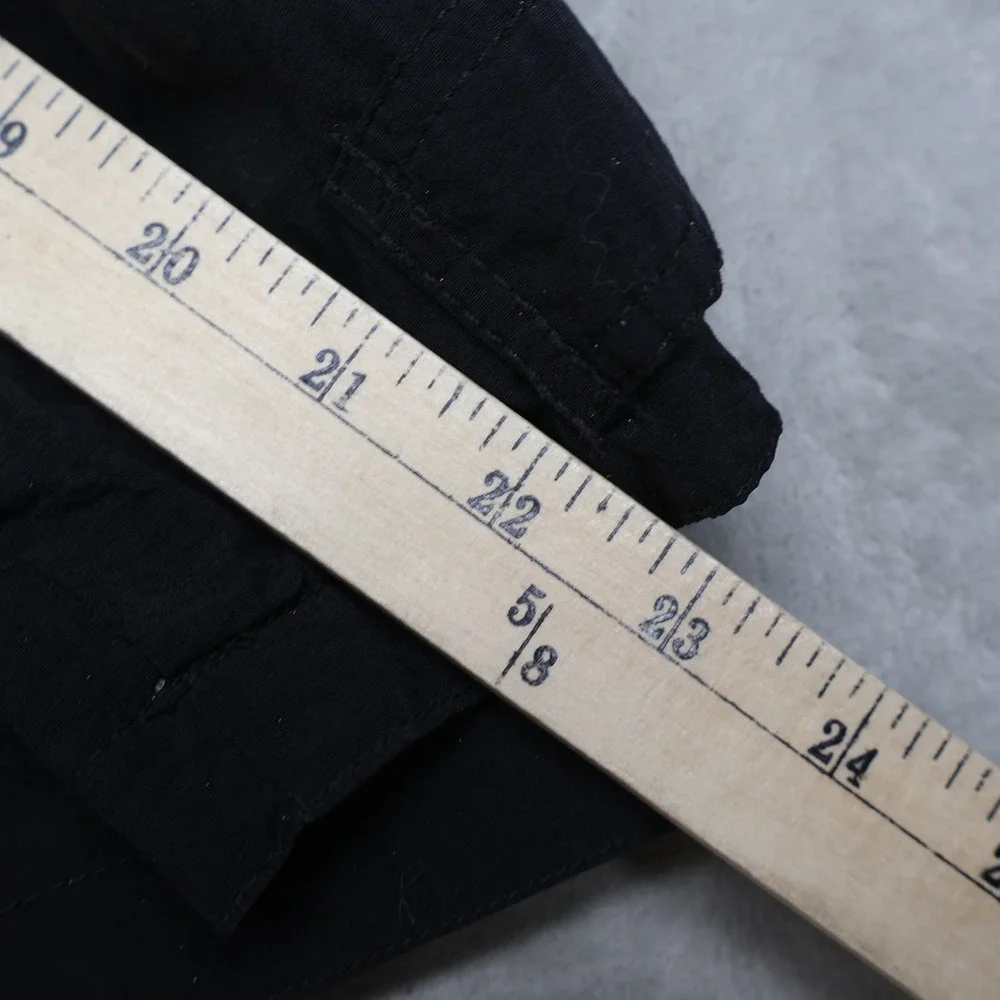 Adidas Jacket Mens Large Black Striped Light Full Zip Wind Rain Parka VTG 90s